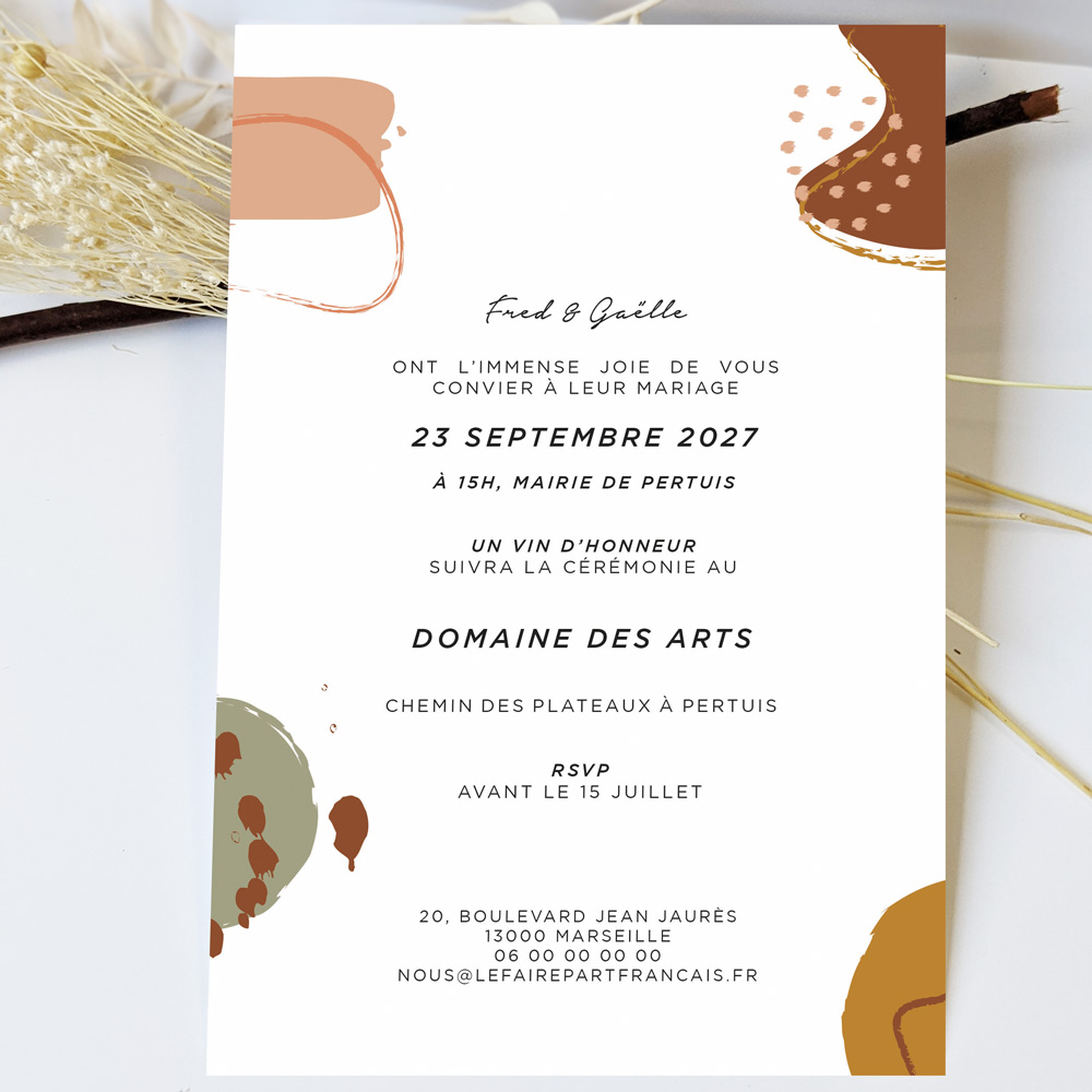 texte faire part mariage