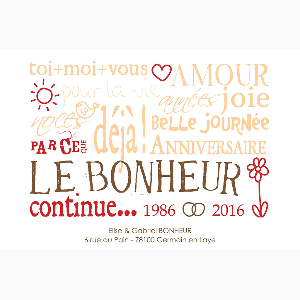 anniversaire de mariage