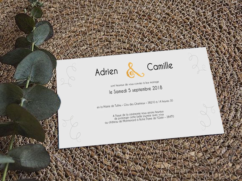 modele faire part mariage