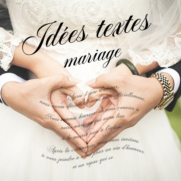 idée faire part mariage
