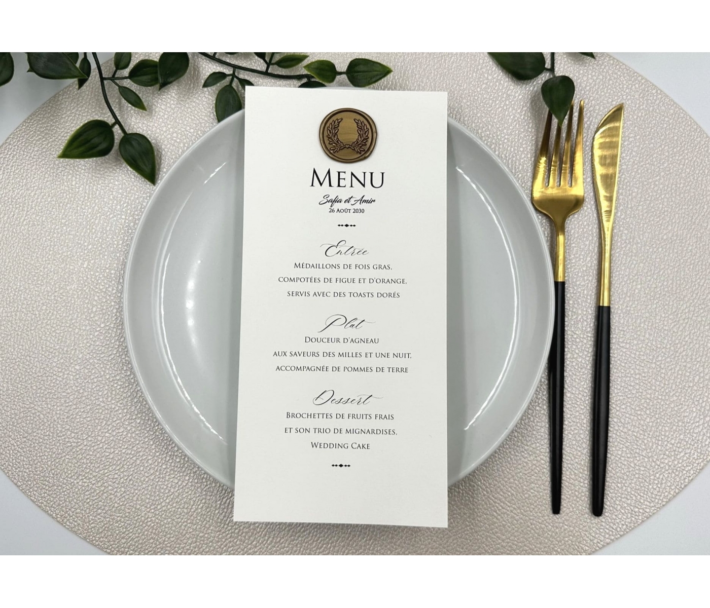 repas de mariage